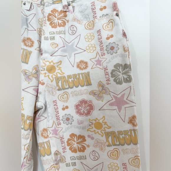 NWOT PacSun Mixed Pacific Sunwear Print Dad Jean in Size 24 - Picture 11 of 16